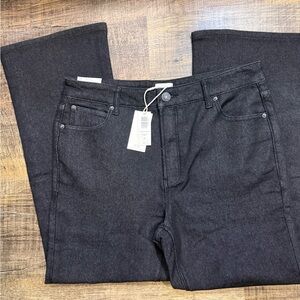 Z Supply Black Sand Ankle Kick Flare Jeans